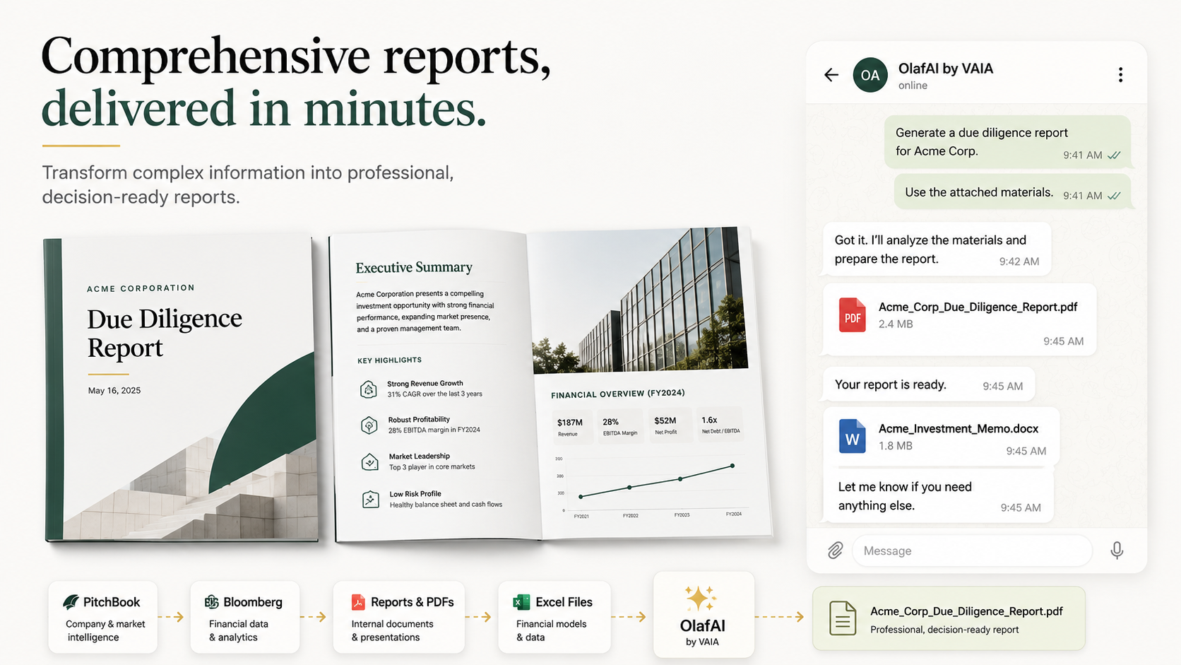 Reporting & Due Diligence
